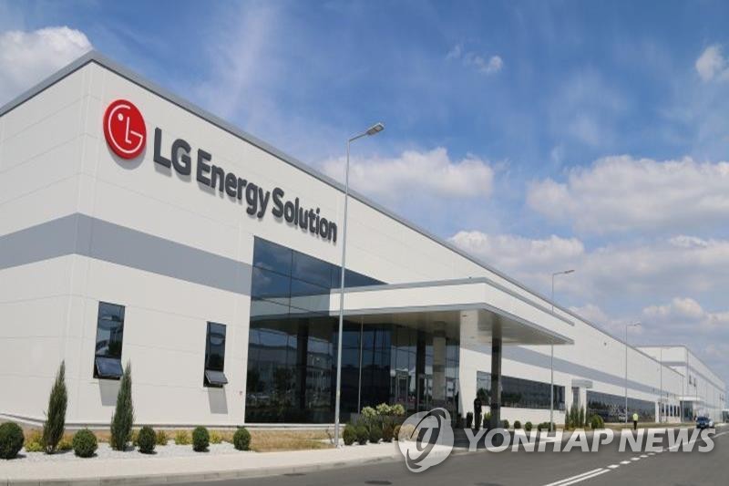 LG新能源工厂 韩联社/LG新能源供图(图片严禁转载复制)